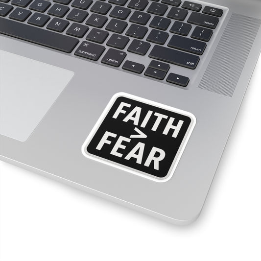 Faith Over Fear Sticker – FOF Records Official Motivation Decal